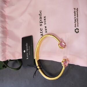 Kate Space Treasure Trove Cuff Bracelet, Pink NWT Includes dust bag.